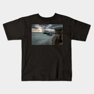 Cromer pier Norfolk Kids T-Shirt